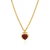Outlet Byzantium pendant necklace – red Sautoirs & Colliers Longs|Pendentifs Et Médailles