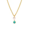 Best Byzantium teardrop pendant necklace – blue Sautoirs & Colliers Longs|Pendentifs Et Médailles