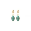 Capraia hoop earrings - turquoise Créoles