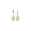 Clearance Capraia hoop earrings - white Créoles