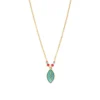 Outlet Capraia mid-length necklace - turquoise Colliers Mi-longs