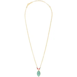 Outlet Capraia mid-length necklace - turquoise Colliers Mi-longs