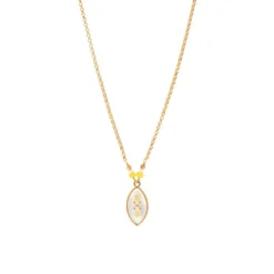 Discount Capraia mid-length necklace - white Colliers Mi-longs
