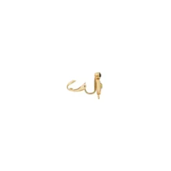 New Capraia thin clip-on earrings - white Clips