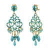 Best Chiara dangle stud earrings - turquoise Percées / Tiges|Longues / Pendantes
