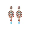 Discount Chiara dangling pierced stud earrings - red Percées / Tiges|Longues / Pendantes