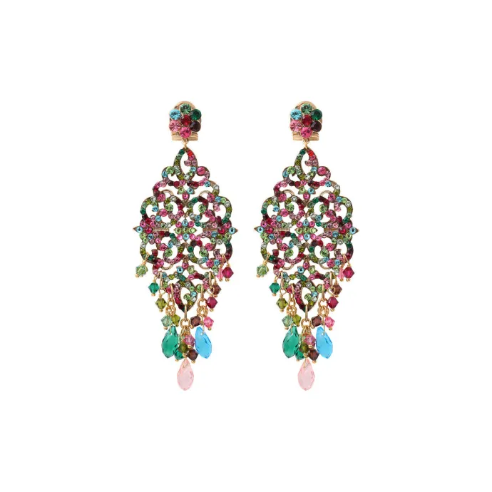 Online Chiara flower stud earrings - multicoloured Percées / Tiges