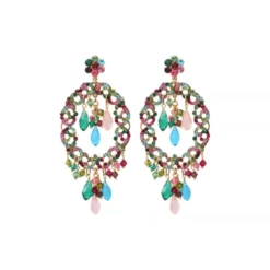 Hot Chiara graphic stud earrings - multicoloured Percées / Tiges
