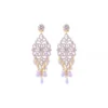 Hot Chiara long stud earrings for pierced ears - violet Percées / Tiges