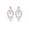 Clearance Chiara pierced stud drop earrings - violet Percées / Tiges|Longues / Pendantes