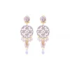 New Chiara pierced stud earrings - violet Percées / Tiges