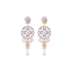 New Chiara pierced stud earrings - violet Percées / Tiges