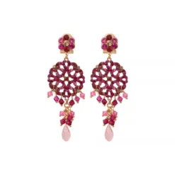 Online Chiara pierced stud earrings - roses Percées / Tiges