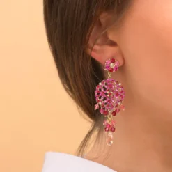 Online Chiara pierced stud earrings - roses Percées / Tiges