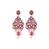 Outlet Chiara pierced stud earrings - fuchsia pink Percées / Tiges