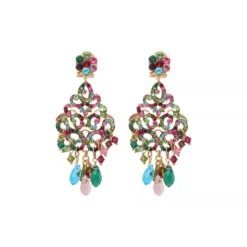Outlet Chiara pierced stud earrings - multicoloured Percées / Tiges