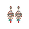 Chiara pierced stud earrings - red Percées / Tiges