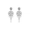 Sale Chiara round stud earrings - silver Percées / Tiges