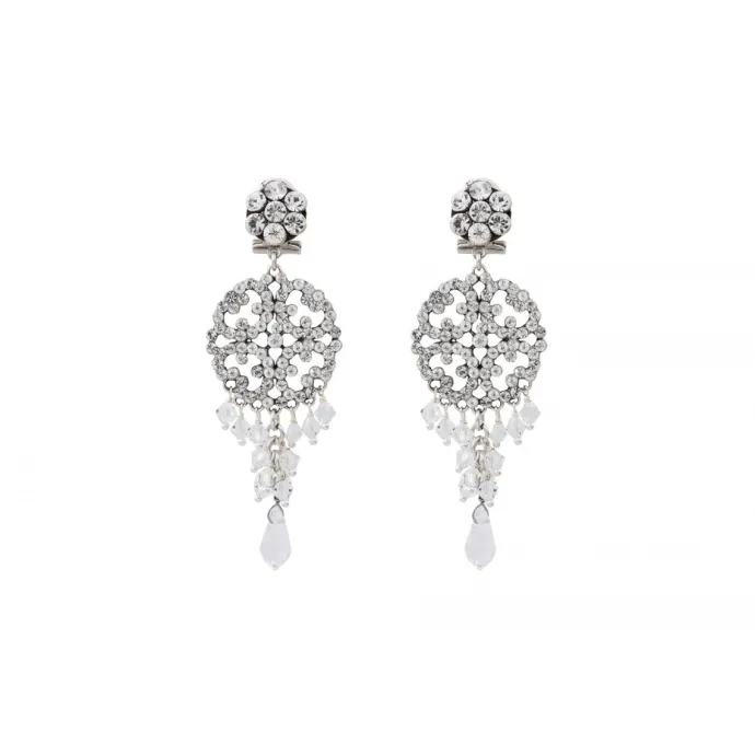 Sale Chiara round stud earrings - silver Percées / Tiges
