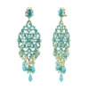 Sale Chiara waterfall stud earrings - turquoise Percées / Tiges