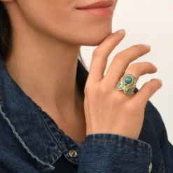 Best Circus adjustable ring - turquoise Bagues Ajustables