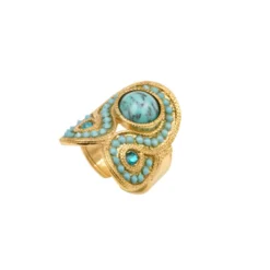 Best Circus adjustable ring - turquoise Bagues Ajustables