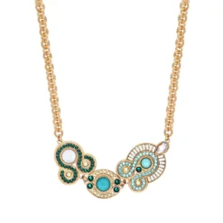 Outlet Circus Adjustable Short Chain Necklace - Blue Colliers Courts & Ras Du Cou