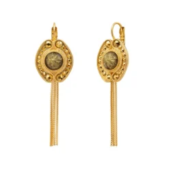 Discount Circus chain sleeper earrings - gold Dormeuses