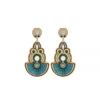 Outlet Circus clip-on earrings - blue Clips