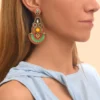 Hot Circus clip-on earrings - green Clips