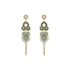 New Circus long pierced stud earrings - blue Percées / Tiges