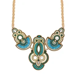 Hot Circus Necklace - Blue Plastrons