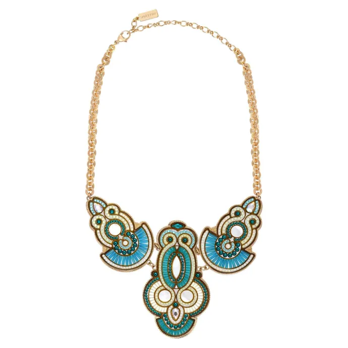 Hot Circus Necklace - Blue Plastrons