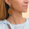 Sale Circus pierced stud earrings - green Percées / Tiges