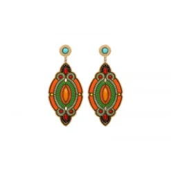 Sale Circus pierced stud earrings - green Percées / Tiges