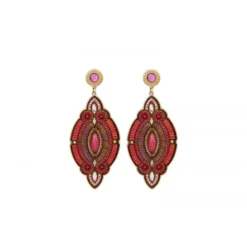 Hot Circus pierced stud earrings - fuchsia pink Percées / Tiges