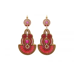 Online Circus sleeper earrings - fuchsia pink Dormeuses
