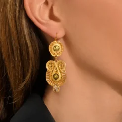Discount Circus sleeper earrings - gold Dormeuses