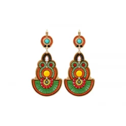 Clearance Circus sleeper earrings - green Dormeuses