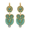 Online Circus sleeper earrings - turquoise Dormeuses