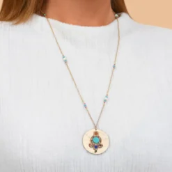 New Claudia Adjustable Pendant Necklace - Multicolored Pendentifs Et Médailles