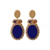 Best Claudia clip-on earrings - blue Clips