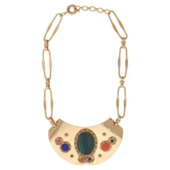 Hot Claudia Necklace - Multicolored Plastrons