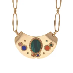 Hot Claudia Necklace - Multicolored Plastrons