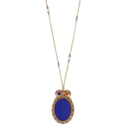 Clearance Claudia pendant necklace - blue Sautoirs & Colliers Longs|Pendentifs Et Médailles