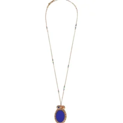 Clearance Claudia pendant necklace - blue Sautoirs & Colliers Longs|Pendentifs Et Médailles