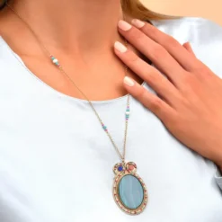 New Claudia pendant necklace - green Pendentifs Et Médailles