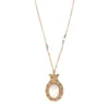 Outlet Claudia pendant necklace - white Sautoirs & Colliers Longs|Pendentifs Et Médailles