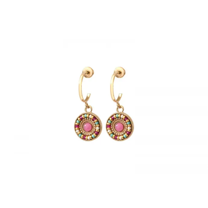 Sale Claudia pierced stud earrings - pink mother-of-pearl Percées / Tiges