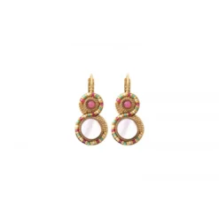 Online Claudia sleeper earrings - white Dormeuses